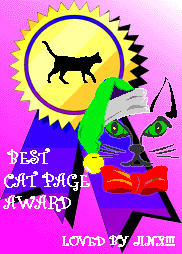 Best Cat Page Award, Loved By Jinx !!!