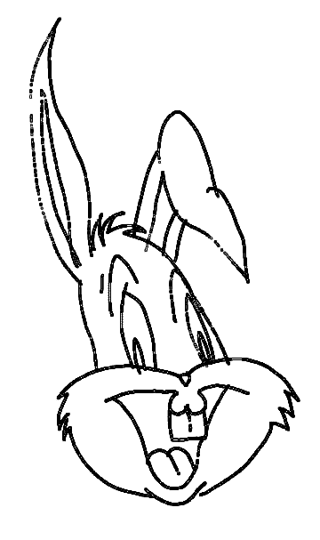 A really well done drawing of Bugs Bunny, Freehand Too!!