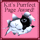 Kit's Purrfect Page Award
